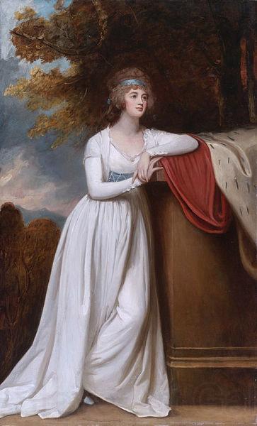George Romney Barbara, Marchioness of Donegal, third wife to Arthur Chichester, 1st Marquess of Donegall